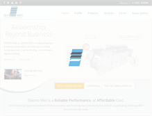 Tablet Screenshot of electromecindia.com